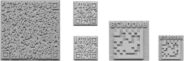 QR-Code-Stempelplatten, hergestellt per Lasergravur